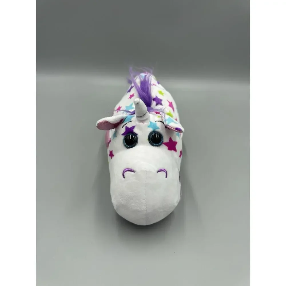 Flip A Zoo Stella Unicorn/ Aki Dragon Sequined Plush 11” Stuffed Animal
